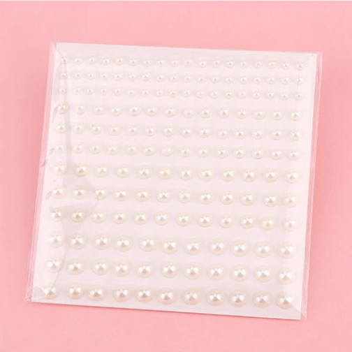 165 pegatinas de perlas (blanco tarjeta paquete) 165KCBZZ – l10cm;W9.5cm