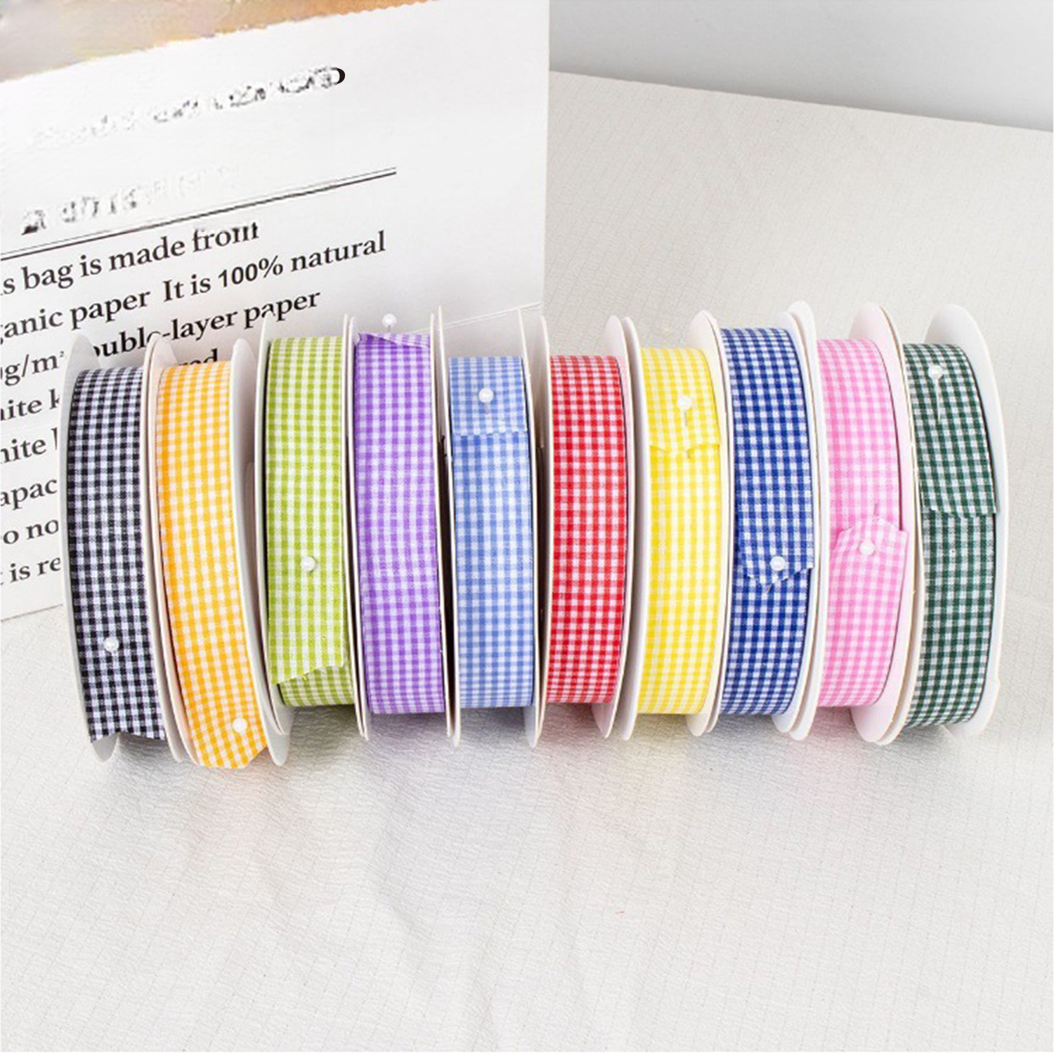 ruban à carreaux(2cm)GZZD 5Rolls/pack – 2cm*50Y - Image 6