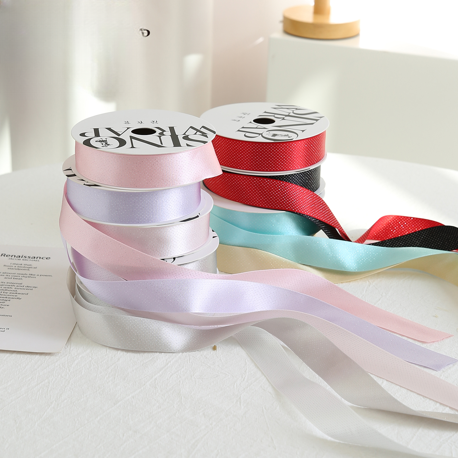 Schleifenband YDSD 2.5CM 8Rolls/Pack – 2.5cm*15Y - Image 7