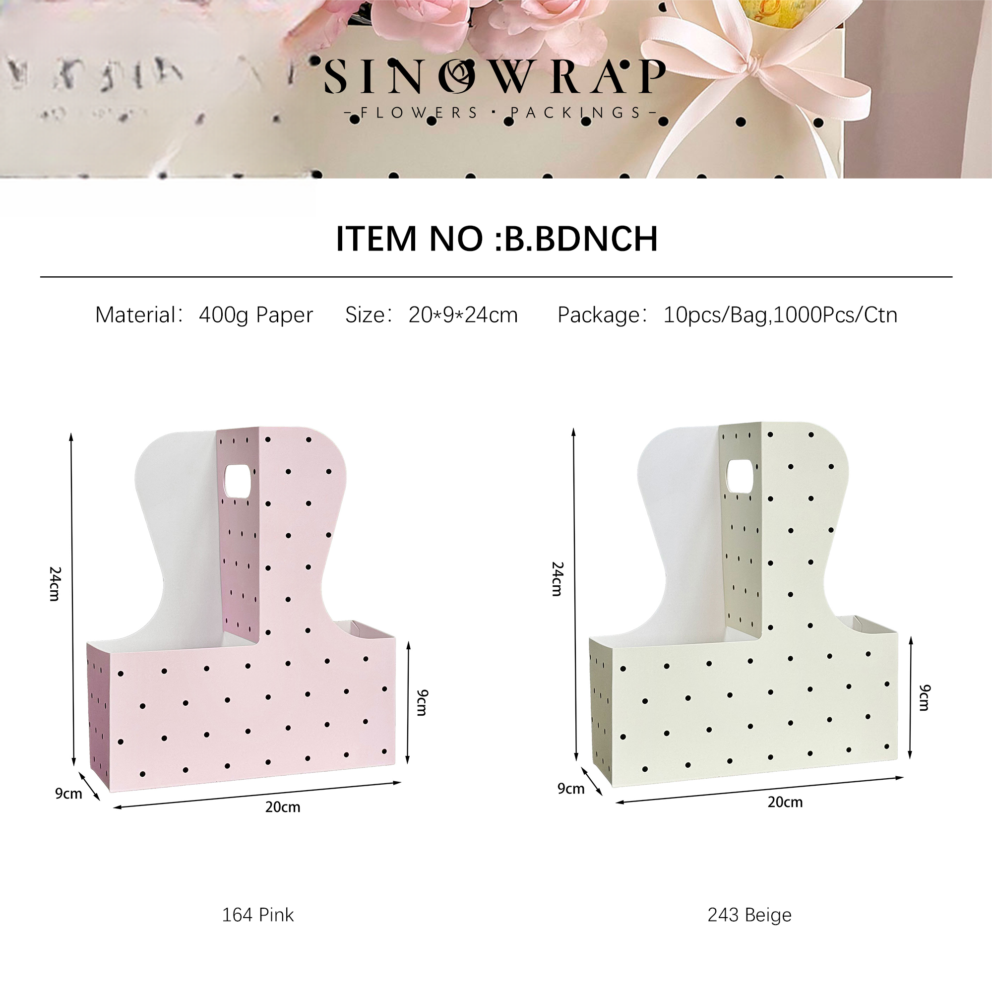 Box BDNCH(10pcs/bag) - 20*9*24cm - Image 9