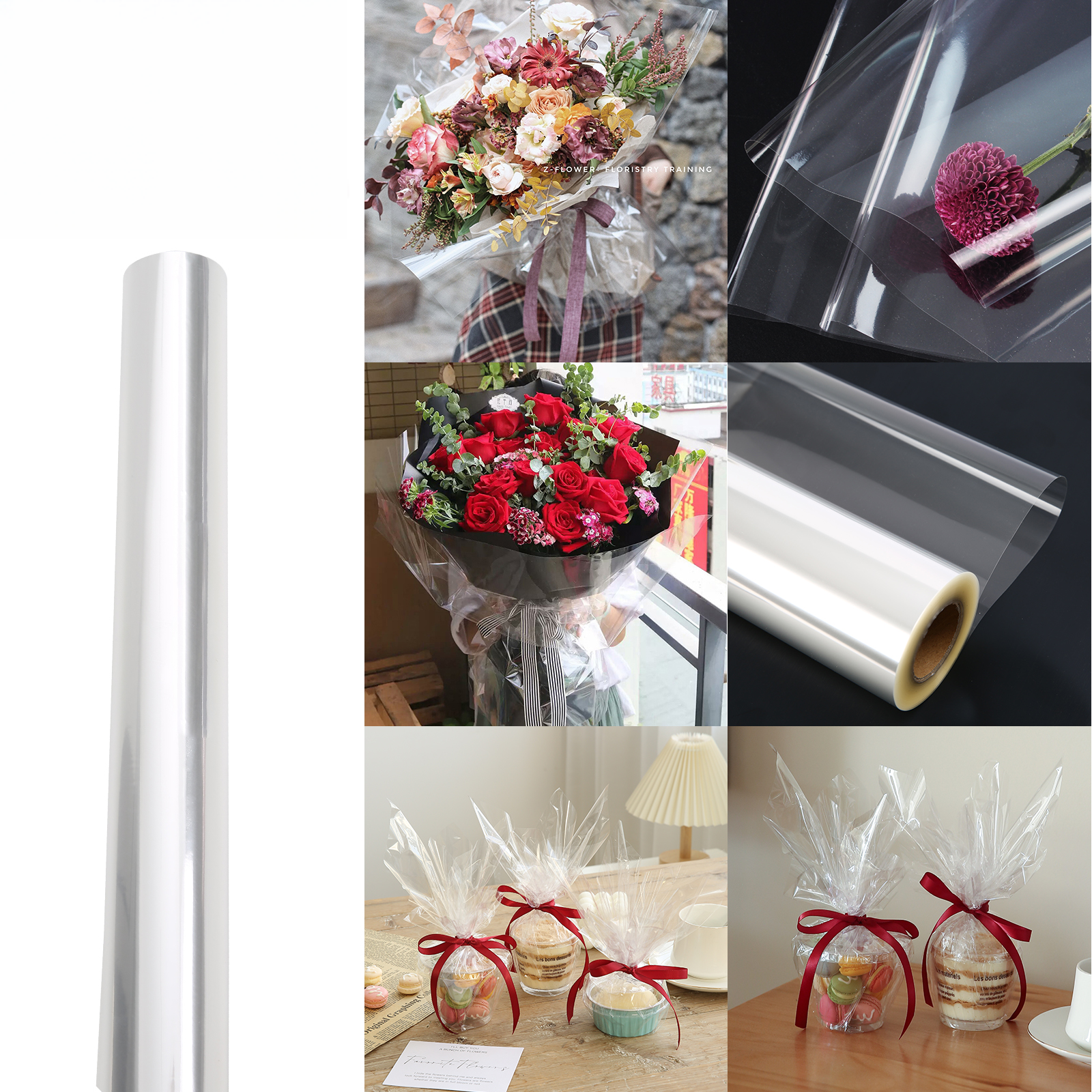 23Micro papier d'emballage OPP-002 (70Pcs/Bag) OPP-003 (50Pcs/Bag) – 54*54cm - Image 3