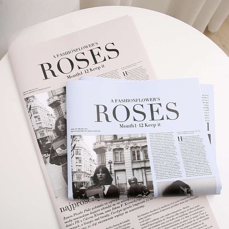 Alternative view of papier d'emballage XSSZK-rose – 50cm*58cm