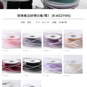 ruban WZZYWS(5rolls/pack) – 4cm*5Y - Image 4
