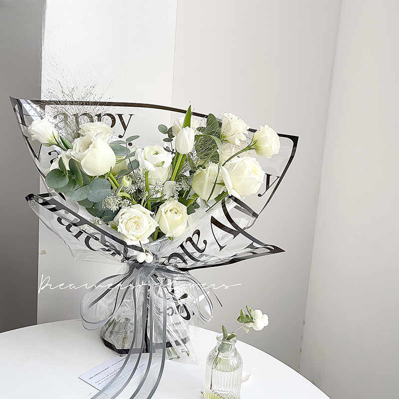 papier d'emballage Happy Valentine’s Day – 58cm*58cm - Image 4