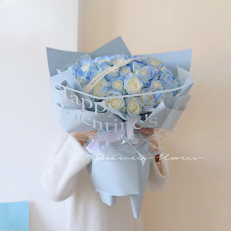 papier d'emballage Happy Valentine’s Day – 58cm*58cm - Image 6