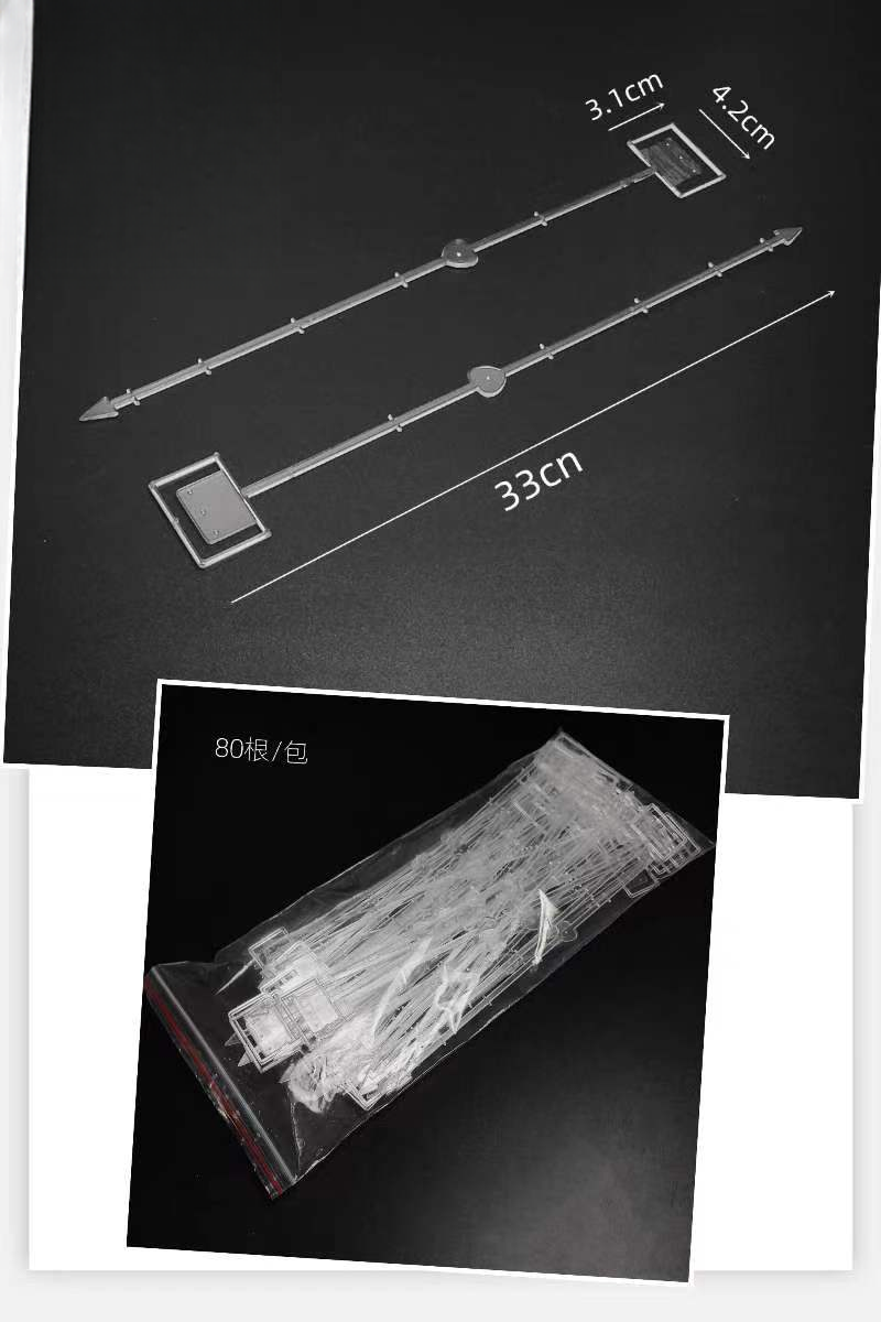 tubo de plástico SFHQ(78pcs/bag) – 34cm - Image 2