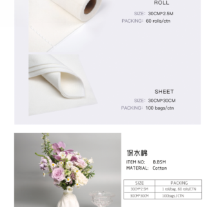 coton retenant l'eau BSM 28*30cm/1sheet*10sheets /bag – feuille:28x30cm - Image 9