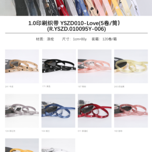 nastro  YSZD010-amore(5Rolls/Pack） – 10mm*80Y - Image 13