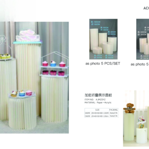 Flod Disply carta Pillar +Acylic Tray – (30CM)20+40+60+80+100cm - Image 13