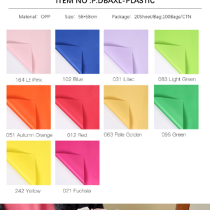papier d'emballage DBAXL-plastique – 58cm*58cm - Image 10
