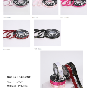 Ribbon TJ I like you-1cm(8rolls/pack) - 1cm*36Y - Image 8