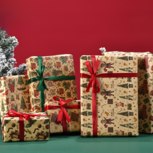 papier de Noël SDNPZ-003(100pcs/bag) (20 feuilles or 50 feuilles peut être personnalisé) – 50*70cm - Image 3