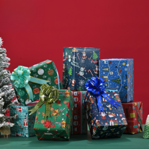 papier de Noël SDNPZ-003(100pcs/bag) (20 feuilles or 50 feuilles peut être personnalisé) – 50*70cm - Image 5