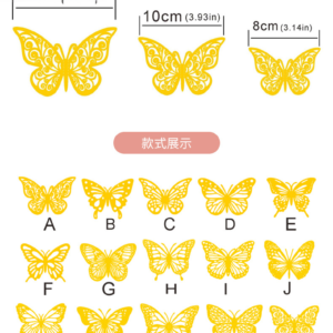 accessoires LK papillon – 8CM/10CM/12CM - Image 5