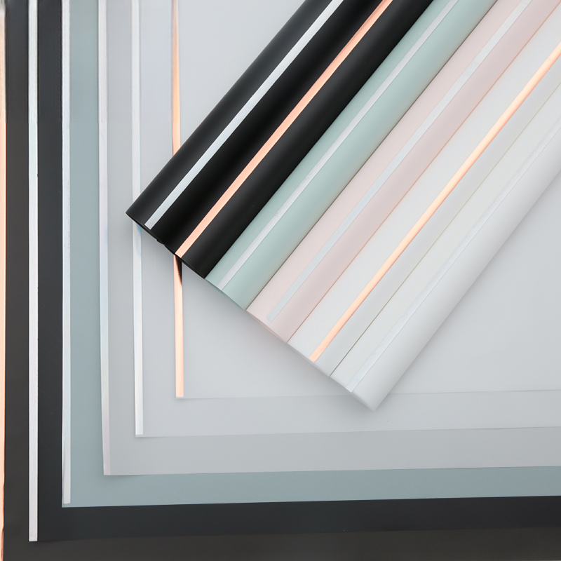 Alternative view of papier d'emballage HXQ-002GD – 57*57CM
