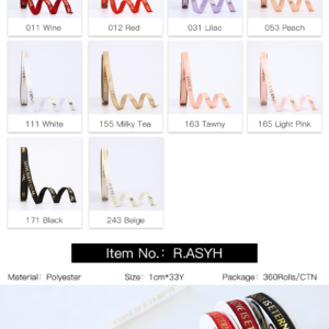 Schleifenband ASYH 1CM ( 10ROLL/PACK) – 1CM*33Y - Image 9