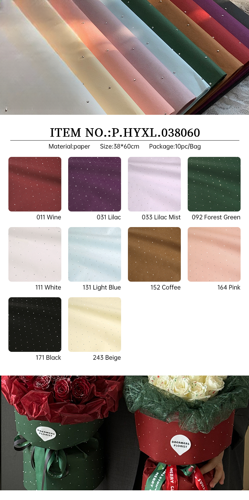 Wrapping paper HYXL - 38*60CM - Image 12