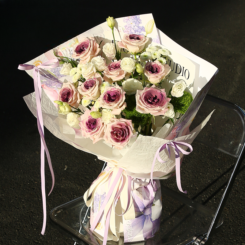 Spray-painted flowers HYPQ 24 bottle/CTN - 450ML - Image 6