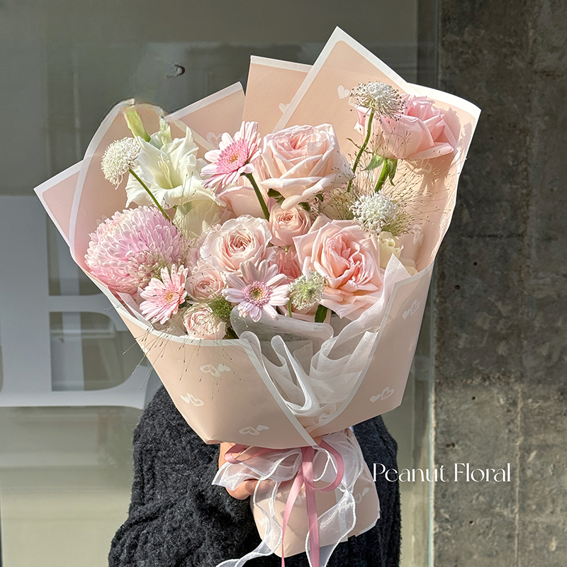 Geschenkpapier XY – 57*57CM (Romantic Love Pastell) - Image 12
