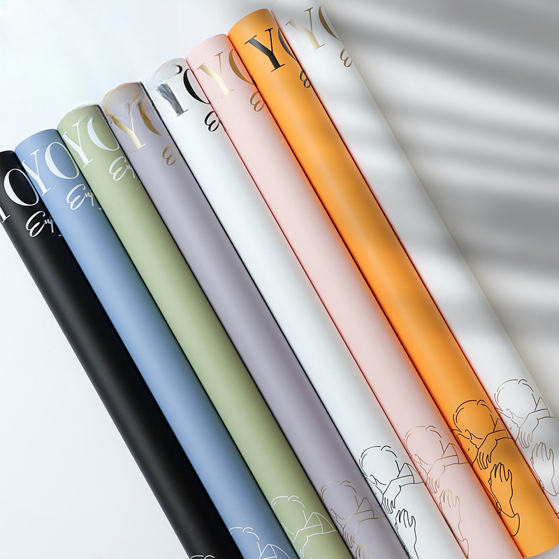 Alternative view of papier d'emballage PLD-YB – 57*57cm