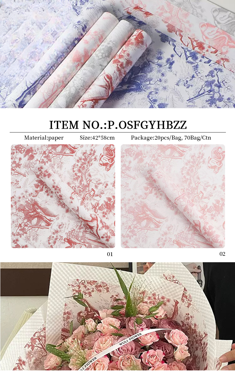 papel de regalo OYFGYHBZZ – 42*58CM - Image 11