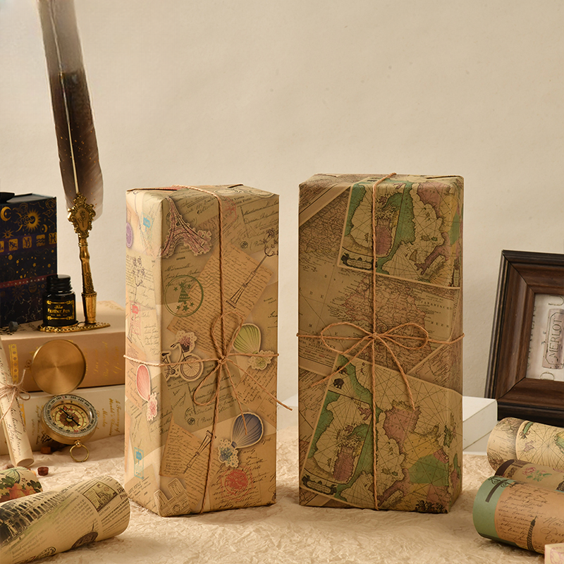 Alternative view of Geschenkpapier FGNPLW-01 （100pcs/bag） – 50cm*70cm