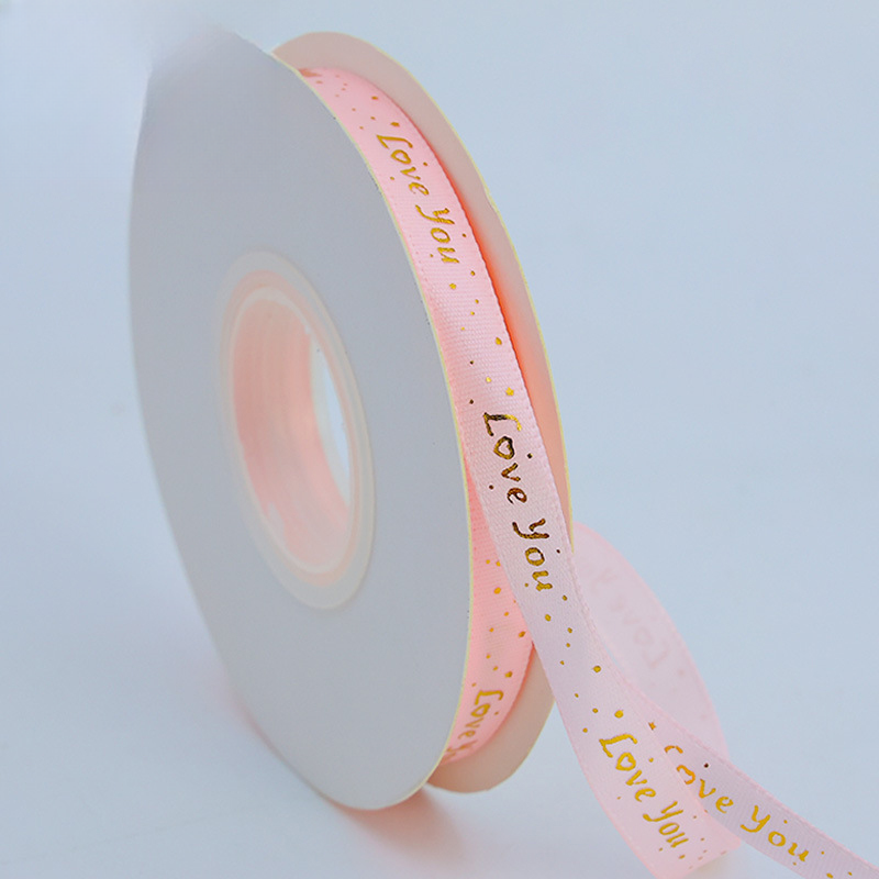 Alternative view of Schleifenband TJZDLOVEYOU-1CM 5roll/pack – 1cm*25Y