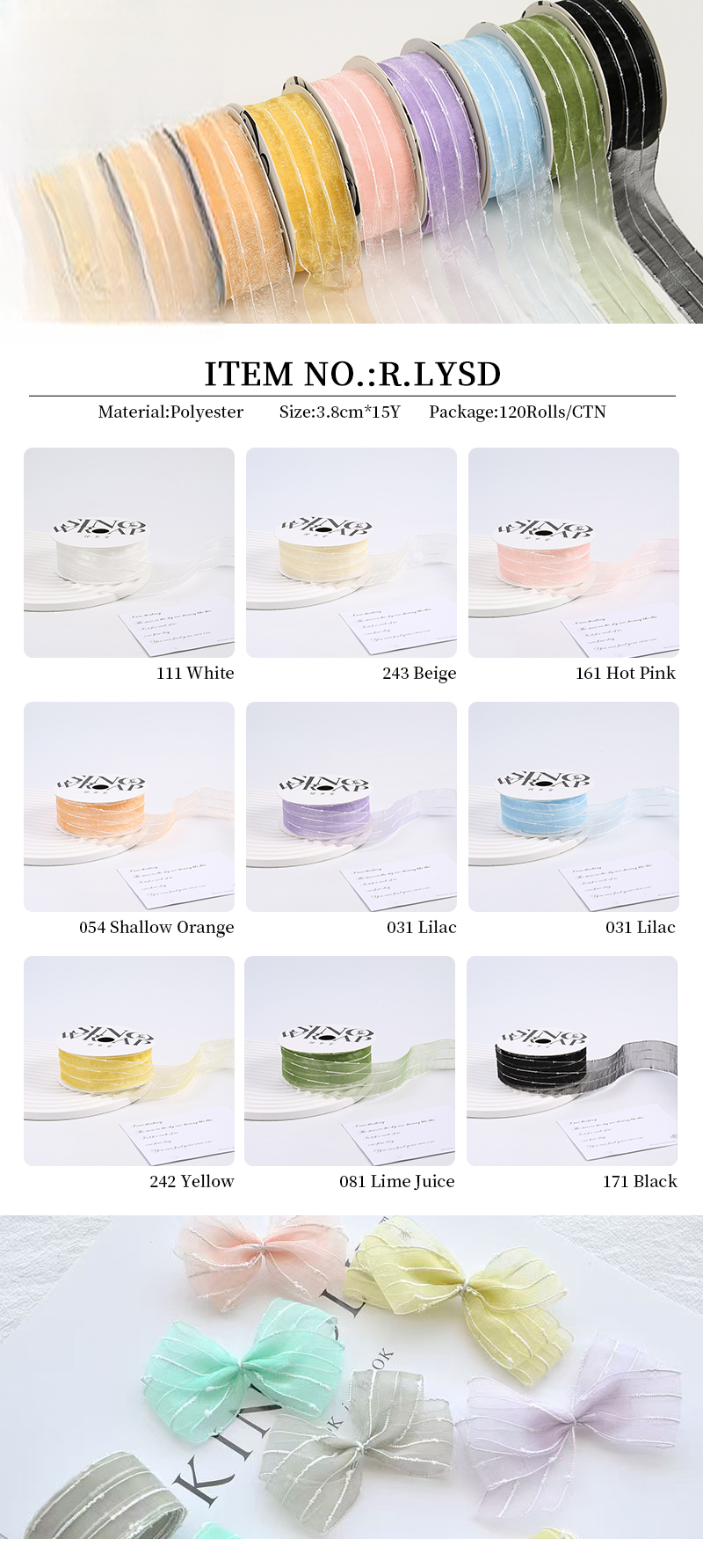 cinta LYSD 5Roll/pack – 3.8CM*15Y - Image 13