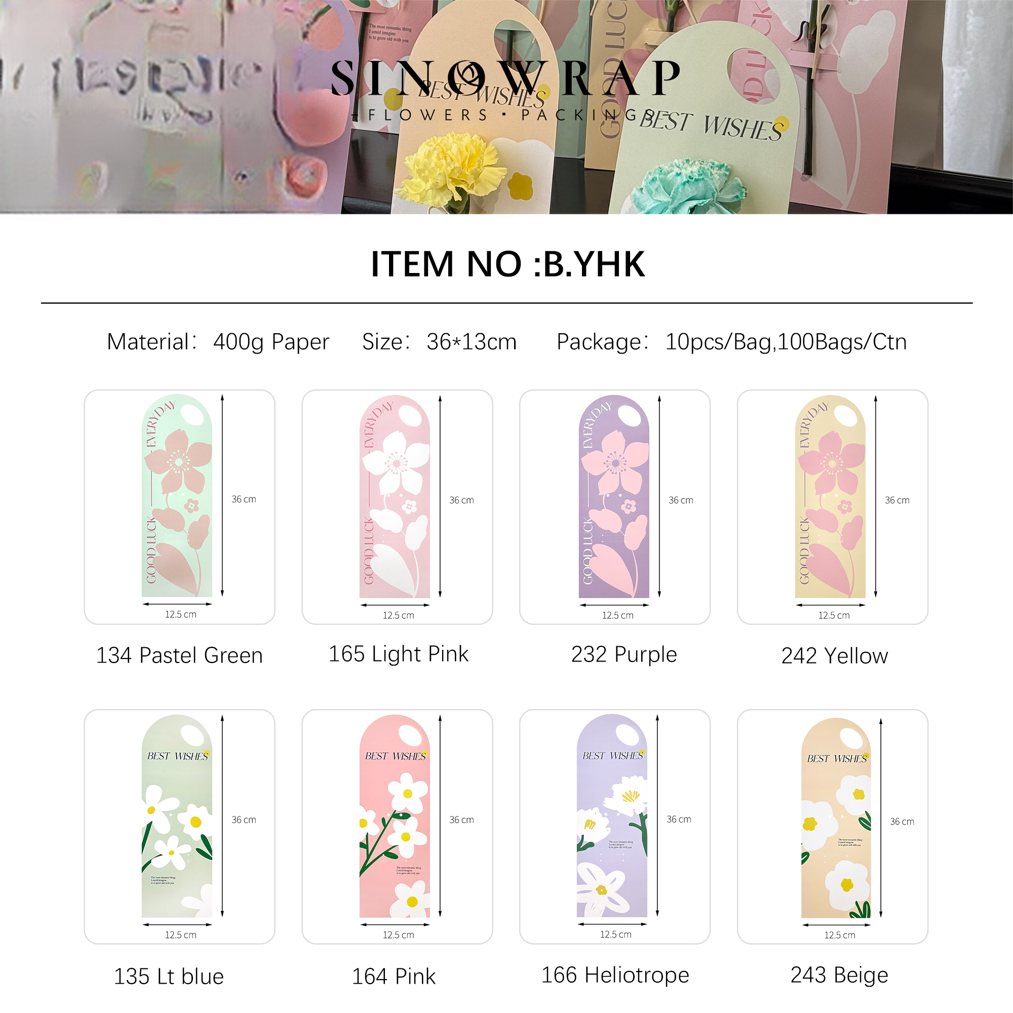 Box YHK(10PCS/Bag ) - 36*13cm - Image 11