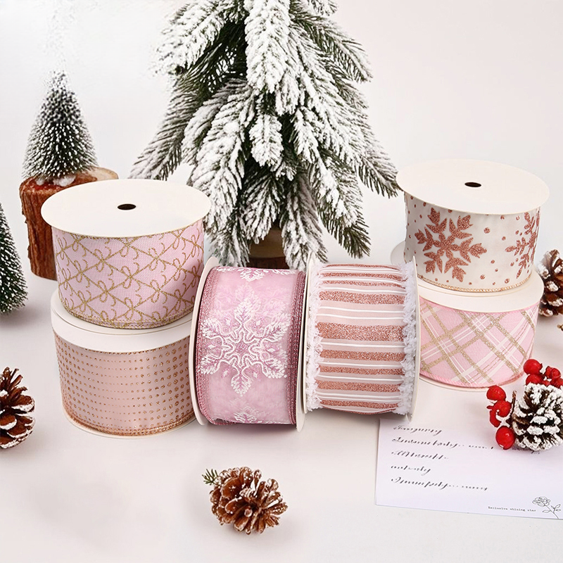 Alternative view of Ribbon JKSDCD-6.3cm.Pink(4rolls/pack)  A+ Quality - 6.3cm*10y