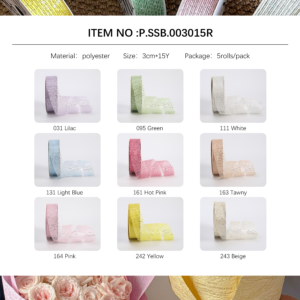 Schleifenband SBB  8Roll/ Pack – 3CM*15Y - Image 13
