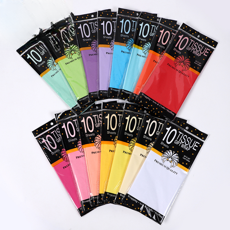 Alternative view of papier d'emballage-BYZ papier matériau  10PCS/Bag – 50*66cm