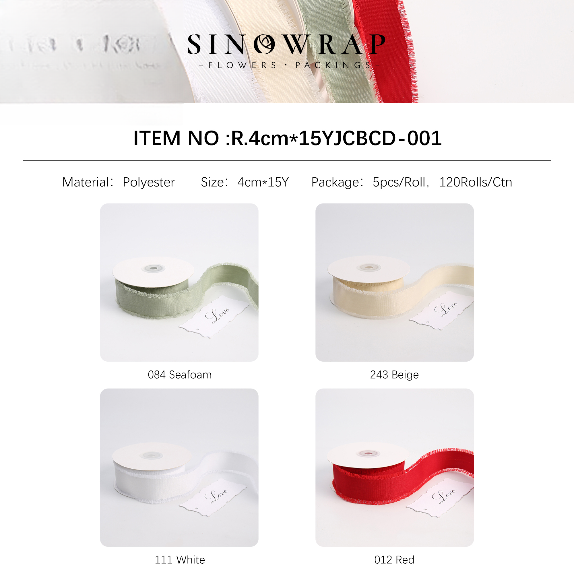 RibbonR.4.0cm*15cmJCBCD(5rolls/pack) - 4cm*15Y - Image 21