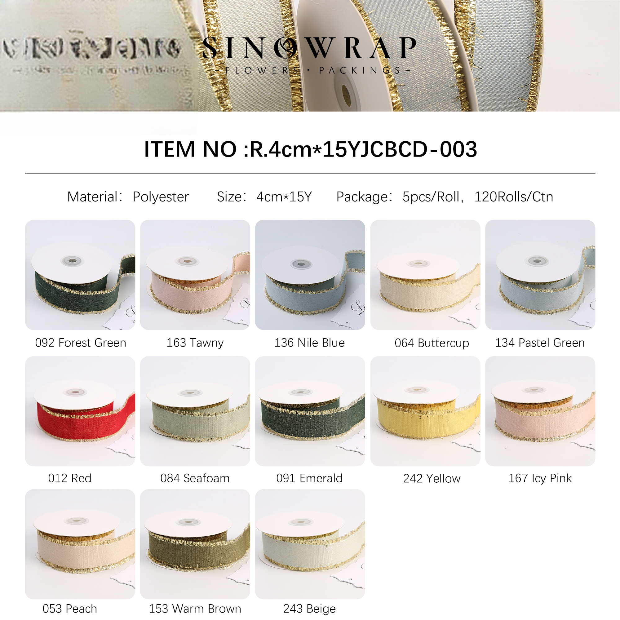 RibbonR.4.0cm*15cmJCBCD(5rolls/pack) - 4cm*15Y - Image 25