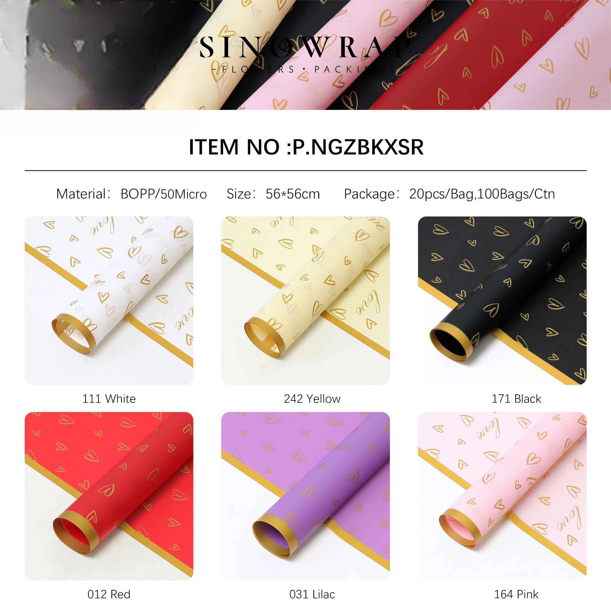 papel de regalo NGZBKXSR – 56*56CM - Image 6