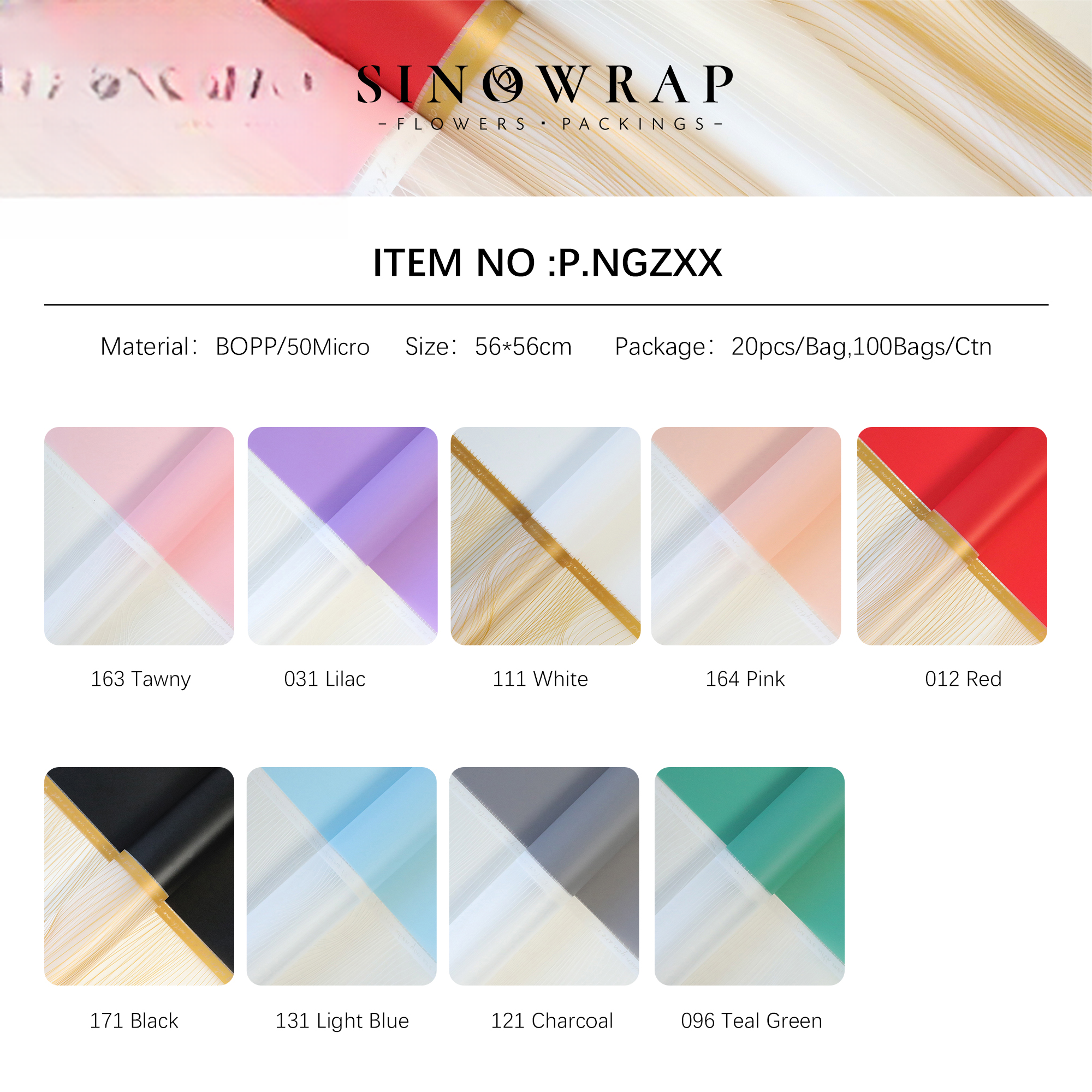 Geschenkpapier NGZXX – 56*56CM - Image 6