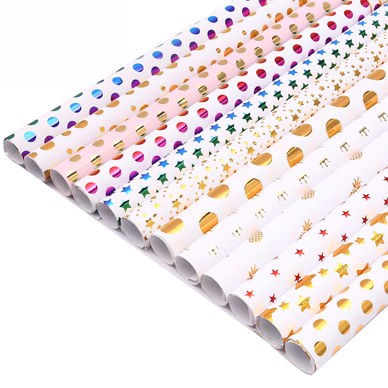 Alternative view of Weihnachts-Geschenkpapier mit Goldfolie 100g SDTJXL – 50*70CM