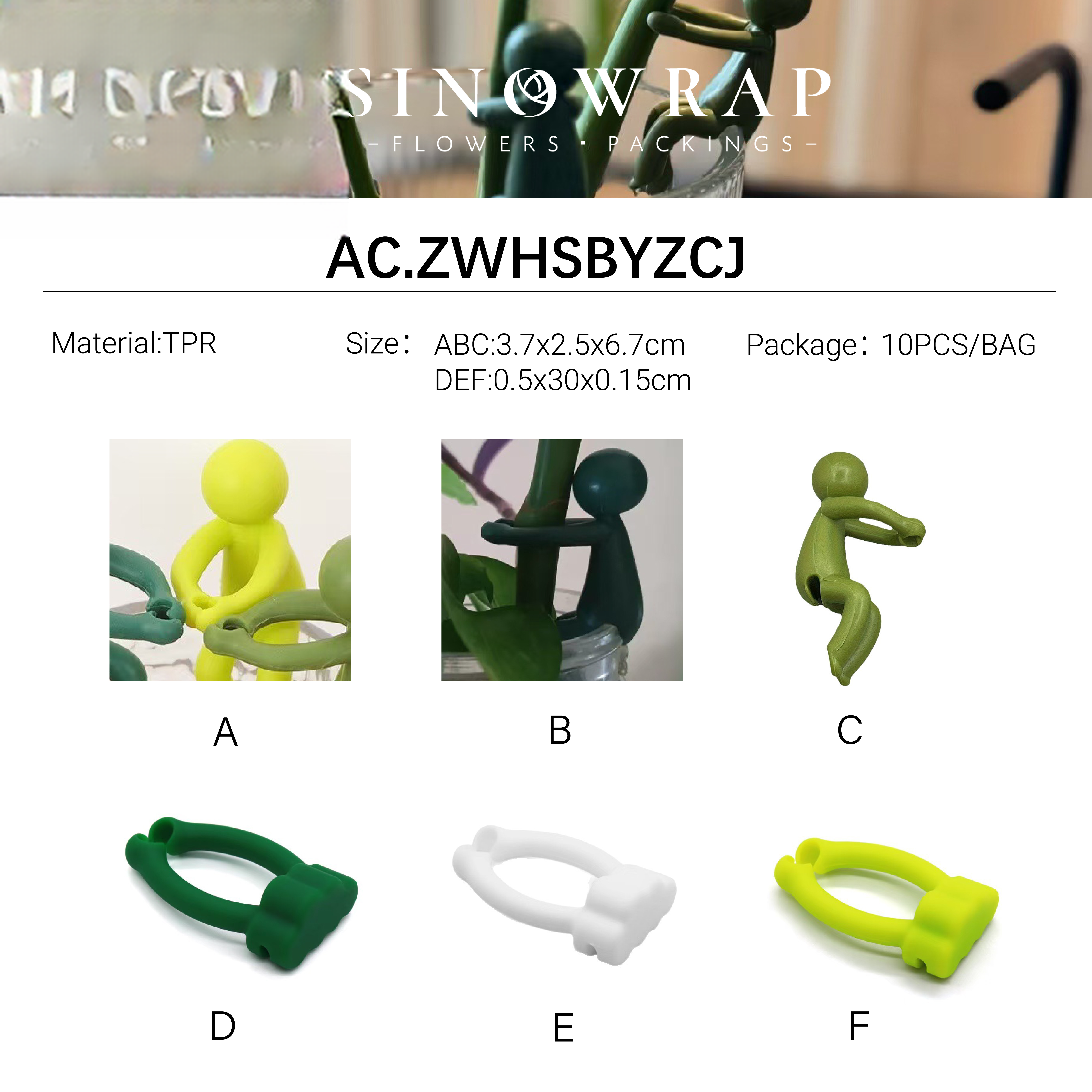 accessoires ZWHSBYZCJ (10pcs/bag) – 3.7×2.5×6.7cm - Image 7